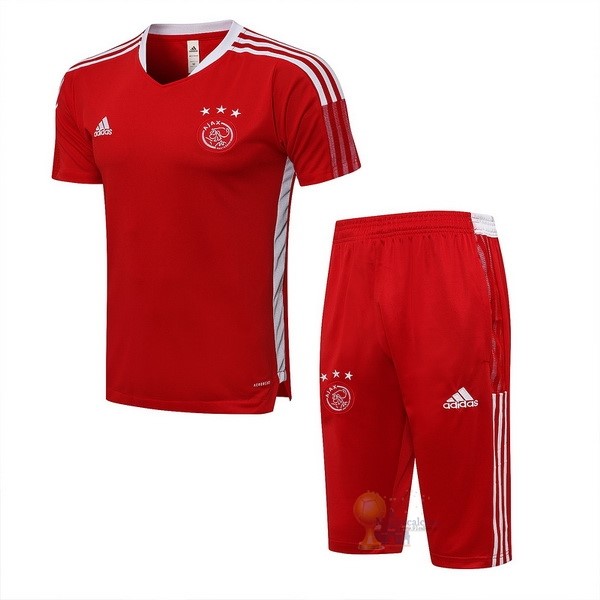 Calcio Maglie Formazione Set Completo Ajax 2021 2022 Rosso I Bianco