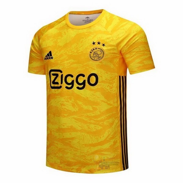 Calcio Maglie Home Maglia Portiere Ajax 2019 2020 Giallo