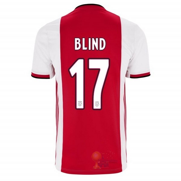 Calcio Maglie NO.17 Blind Home Maglia Ajax 2019 2020 Rosso