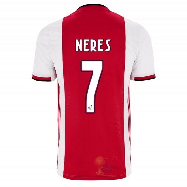 Calcio Maglie NO.7 Van Neres Home Maglia Ajax 2019 2020 Rosso