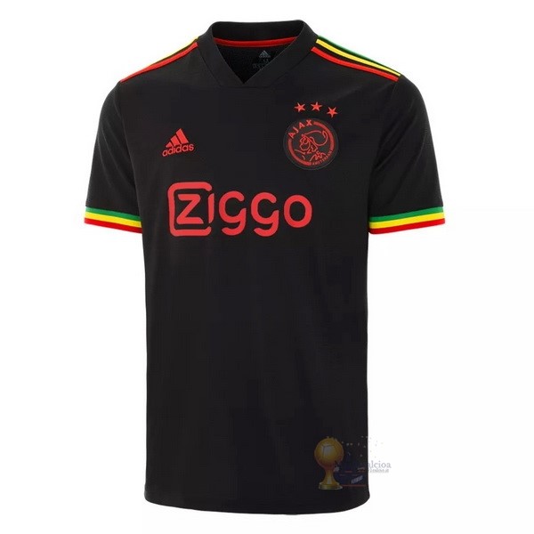 Calcio Maglie Thailandia Away Maglia Ajax 2021 2022 Nero