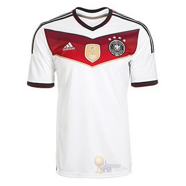 Calcio Maglie Home Maglia Germania Retro Worold Cup 2014 Bianco