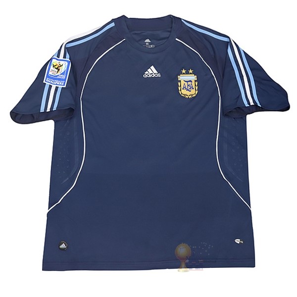 Calcio Maglie Away Maglia Argentina Stile rétro 2008 Blu
