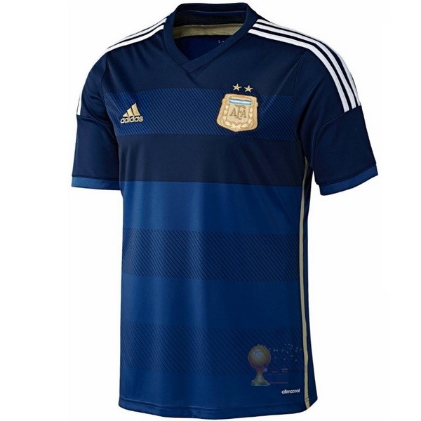 Calcio Maglie Away Maglia Argentina Stile rétro 2014 Blu