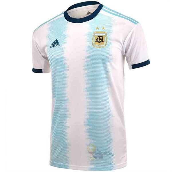 Calcio Maglie Thailandia Home Maglia Argentina 2019 Bianco