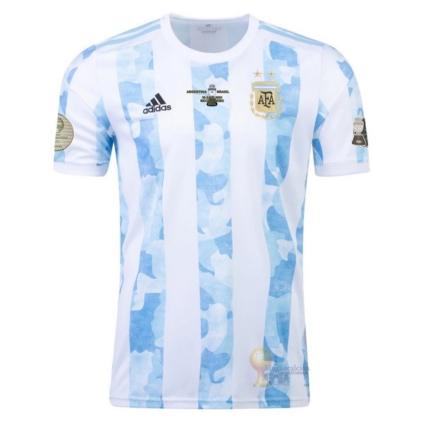 Calcio Maglie speciale Maglia Argentina 2021 Bianco