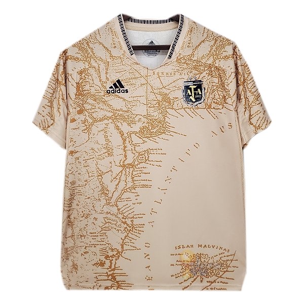 Calcio Maglie speciale Maglia Argentina 2021 Giallo
