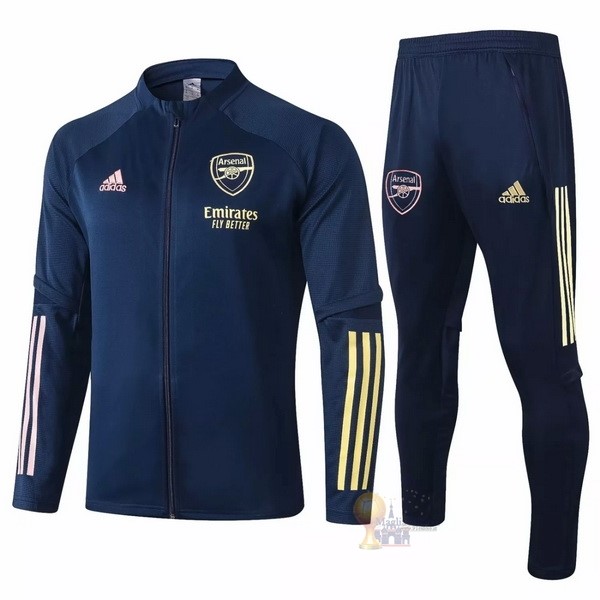 Calcio Maglie Giacca Arsenal 2020 2021 Blu Navy