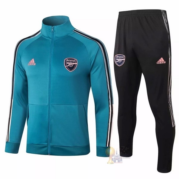 Calcio Maglie Giacca Arsenal 2020 2021 Blu Nero