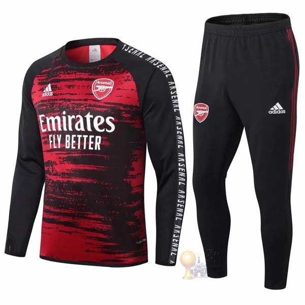 Calcio Maglie Giacca Arsenal 2020 2021 Rosso Nero