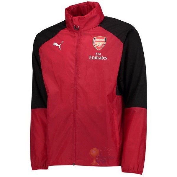 Calcio Maglie Giacca a vento Arsenal 2019 2020 Rosso Nero