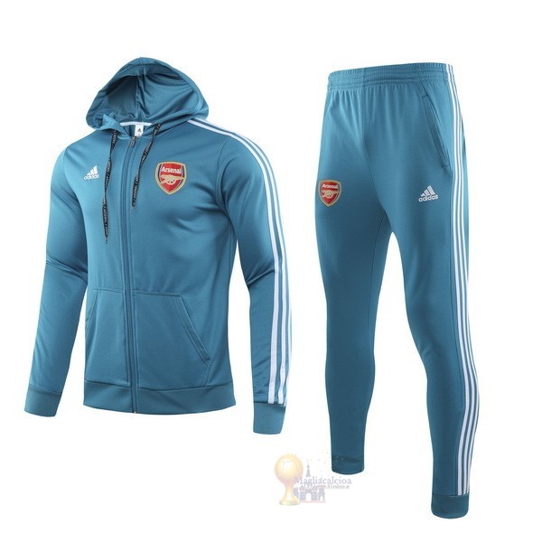 Calcio Maglie Tuta Presentazione Arsenal 2019 2020 Blu Luce