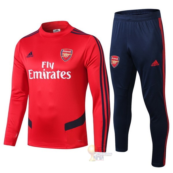 Calcio Maglie Tuta Presentazione Arsenal 2019 2020 Rosso Blu Bianco