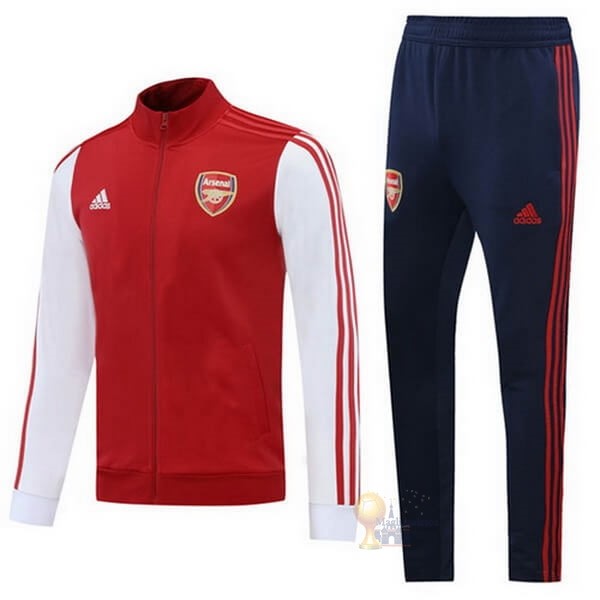 Calcio Maglie Tuta Presentazione Arsenal 2020 2021 Rosso Bianco