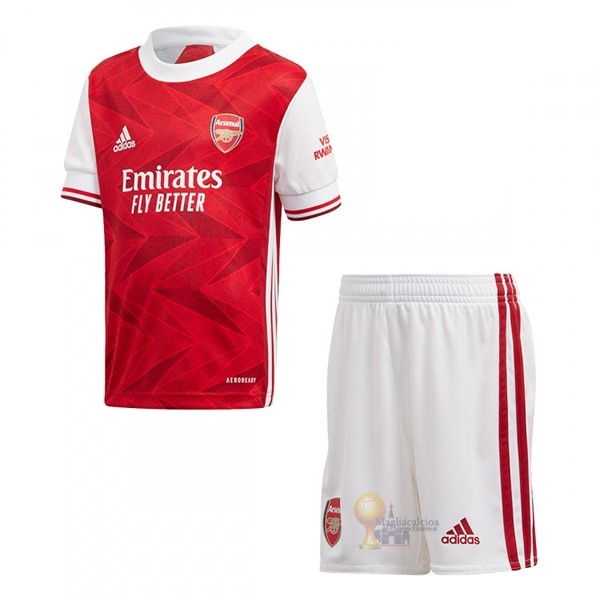 Calcio Maglie Home Conjunto De Bambino Arsenal 2020 2021 Rosso