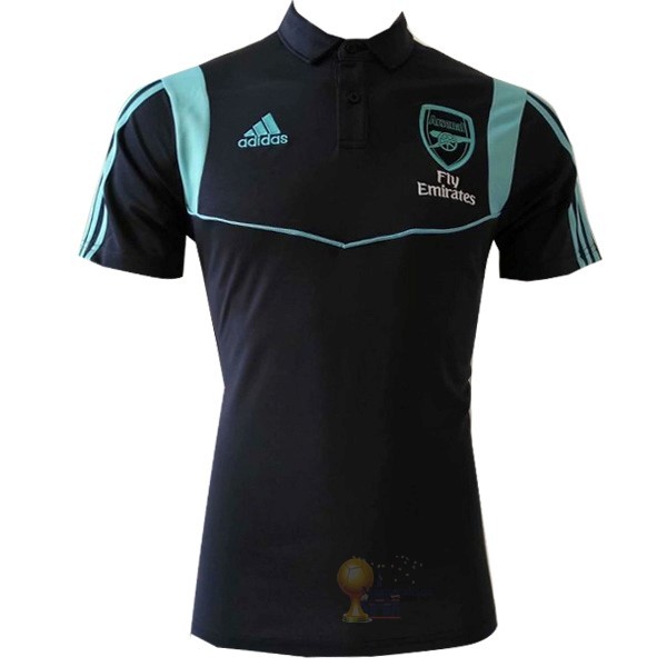 Calcio Maglie Polo Arsenal 2019 2020 Nero Blu