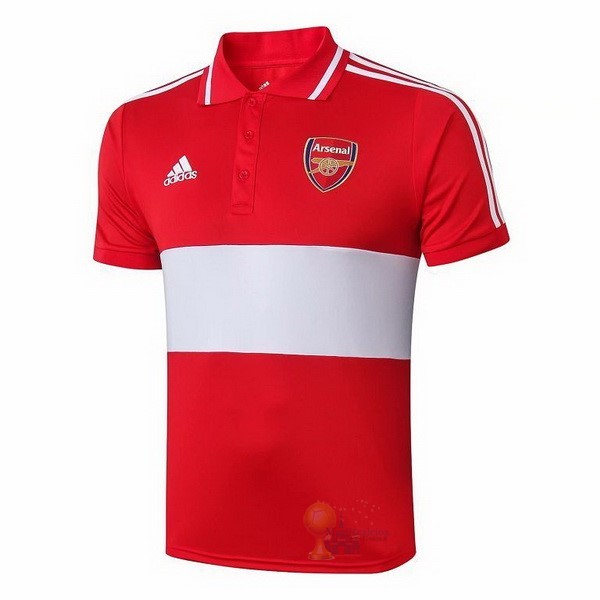Calcio Maglie Polo Arsenal 2019 2020 Rosso Grigio