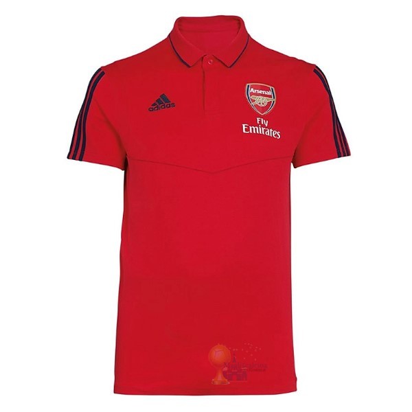 Calcio Maglie Polo Arsenal 2019 2020 Rosso Nero