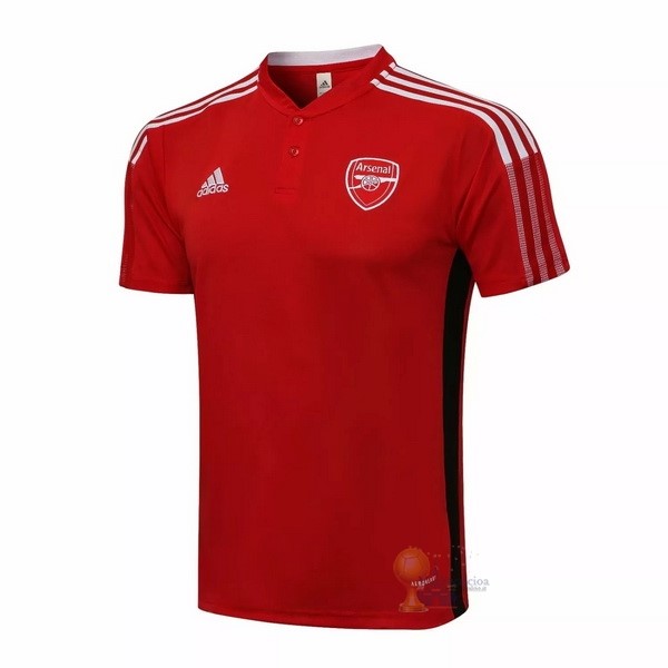 Calcio Maglie Polo Arsenal 2021 2022 Rosso Bianco