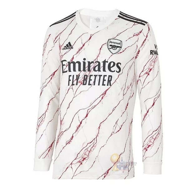 Calcio Maglie Away Manica lunga Arsenal 2020 2021 Bianco