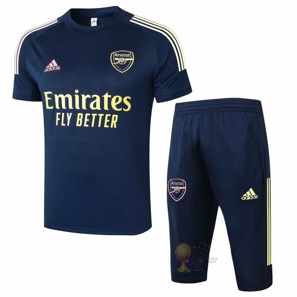 Calcio Maglie Entrenamiento Conjunto Completo Arsenal 2020 2021 Blu