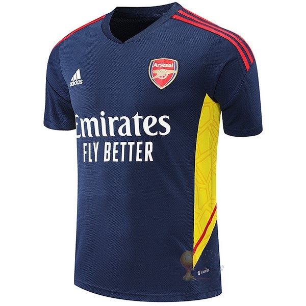 Calcio Maglie Formazione Arsenal 2022 2023 Blu Navy Giallo