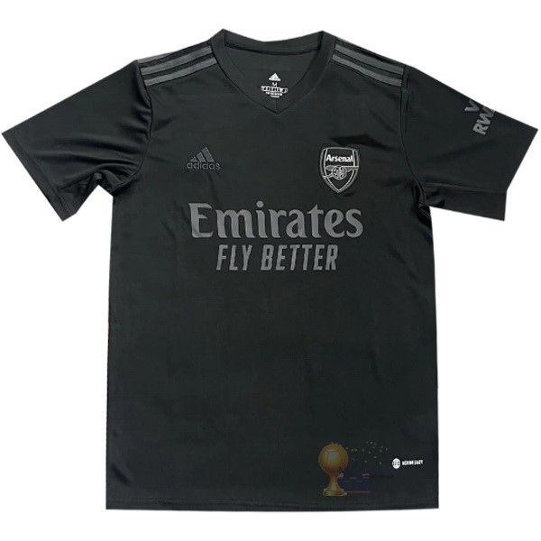 Calcio Maglie Formazione Arsenal 2022 2023 Nero