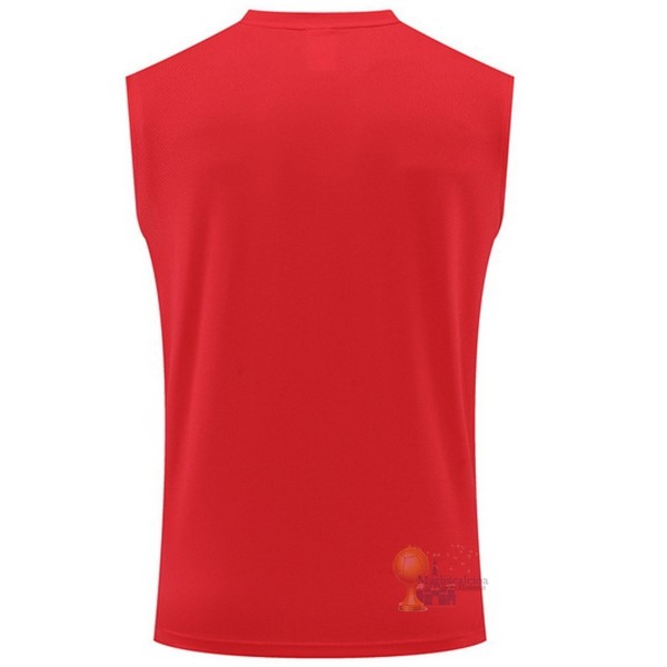 Calcio Maglie Formazione Senza Maniche Arsenal 2022 2023 Rosso Bianco Blu
