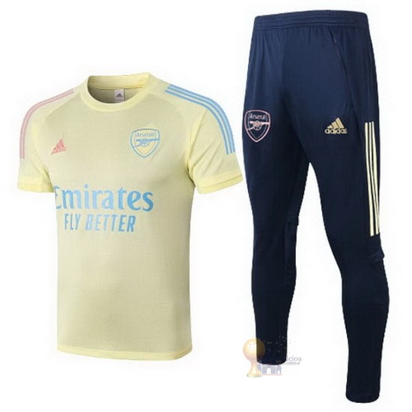 Calcio Maglie Formazione Set Completo Arsenal 2020 2021 Giallo