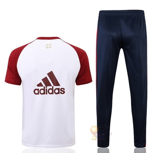 Calcio Maglie Formazione Set Completo Arsenal 2021 2022 Bianco Rosso Nero