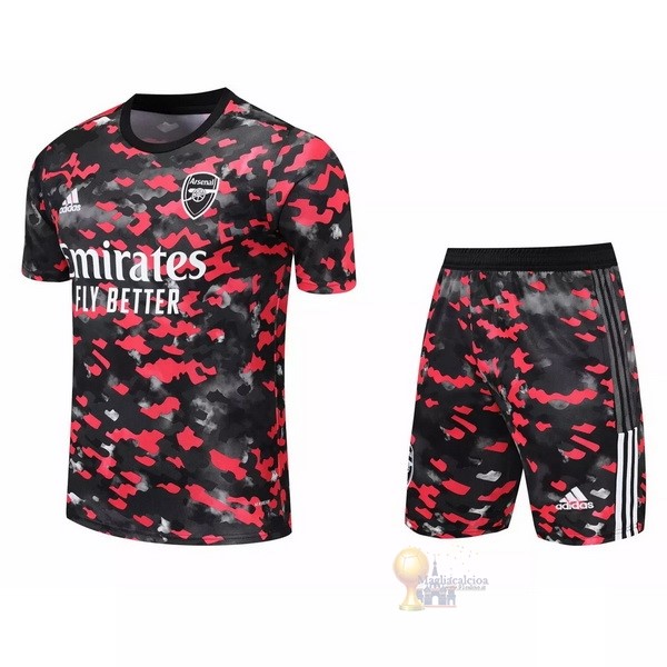 Calcio Maglie Formazione Set Completo Arsenal 2021 2022 Rosso