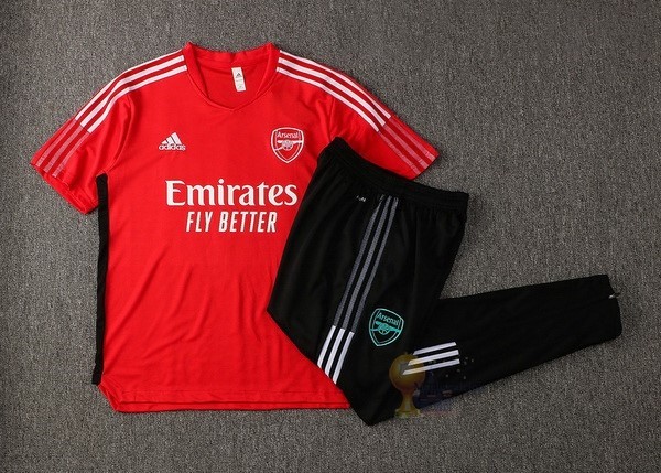 Calcio Maglie Formazione Set Completo Arsenal 2021 2022 Rosso