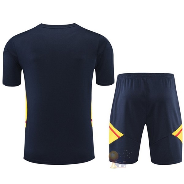 Calcio Maglie Formazione Set Completo Arsenal 2022 2023 Blu Navy Giallo