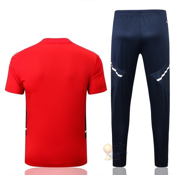 Calcio Maglie Formazione Set Completo Arsenal 2022 2023 Rosso Blu Bianco