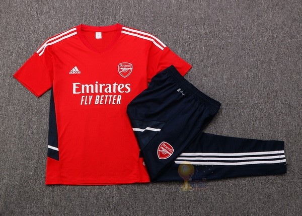 Calcio Maglie Formazione Set Completo Arsenal 2022 2023 Rosso Blu Bianco