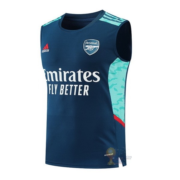 Calcio Maglie Formazione Sin Mangas Arsenal 2022 2023 Blu Verde