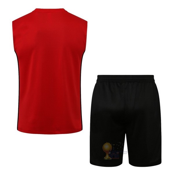 Calcio Maglie Formazione Sin Mangas Set Completo Arsenal 2021 2022 Rosso Nero