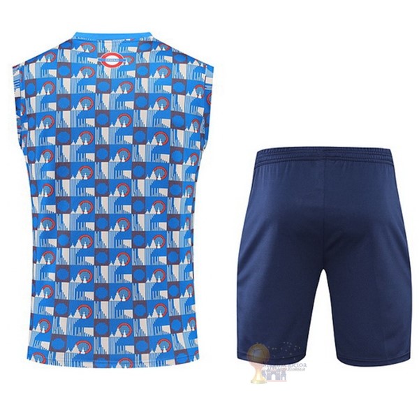 Calcio Maglie Formazione Sin Mangas Set Completo Arsenal 2022 2023 Blu
