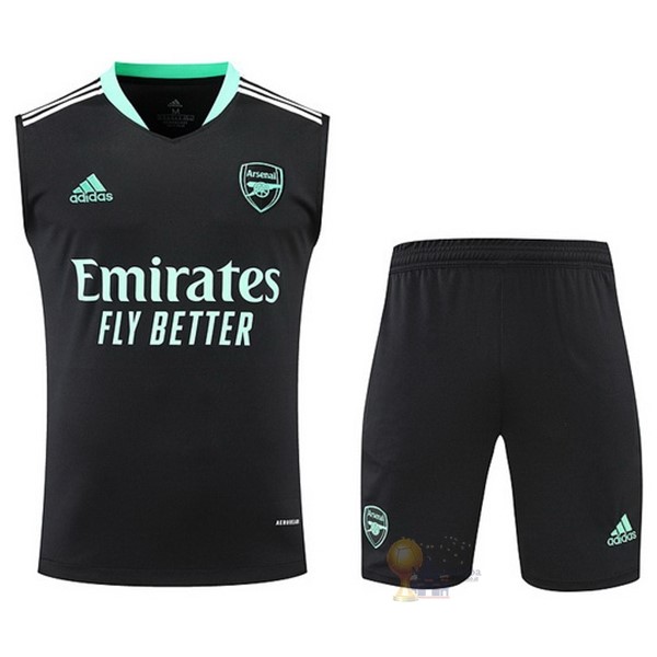 Calcio Maglie Formazione Sin Mangas Set Completo Arsenal 2022 2023 Nero Verde