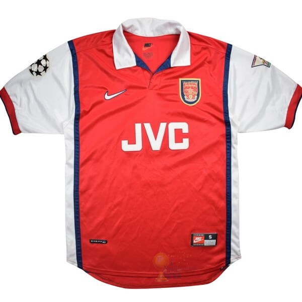 Calcio Maglie Home Maglia Arsenal Retro 1998 1999 Rosso