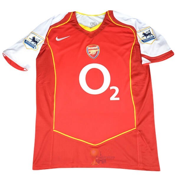 Calcio Maglie Home Maglia Arsenal Retro 2004 2005 Rosso