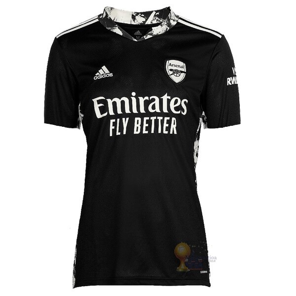 Calcio Maglie Home Maglia Portiere Arsenal 2020 2021 Nero