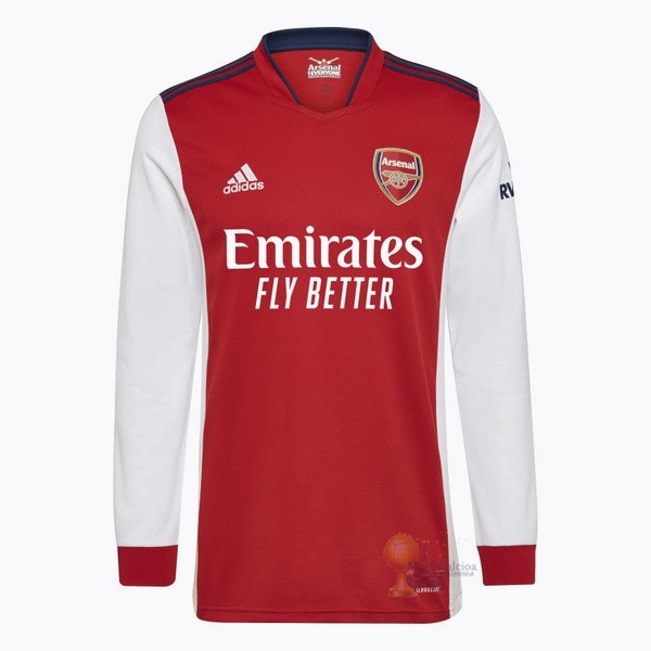 Calcio Maglie Home Manica lunga Arsenal 2021 2022 Rosso