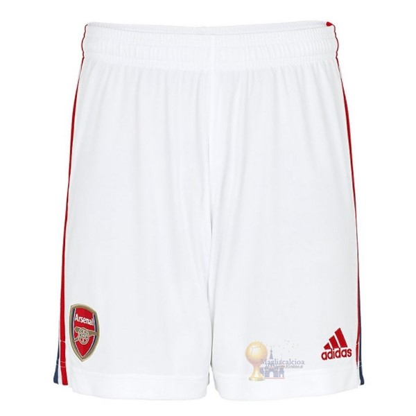 Calcio Maglie Home Pantaloni Arsenal 2021 2022 Bianco