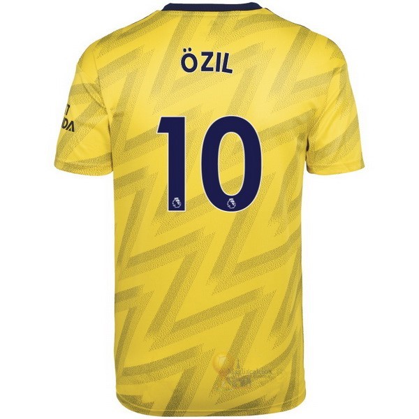 Calcio Maglie NO.10 Ozil Away Maglia Arsenal 2019 2020 Giallo