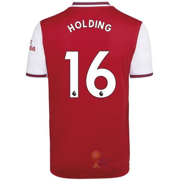 Calcio Maglie NO.16 Holding Home Maglia Arsenal 2019 2020 Rosso