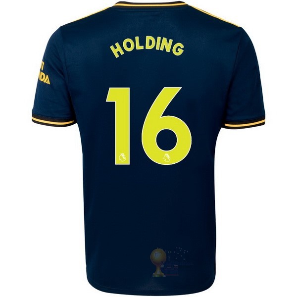 Calcio Maglie NO.16 Holding Terza Maglia Arsenal 2019 2020 Blu