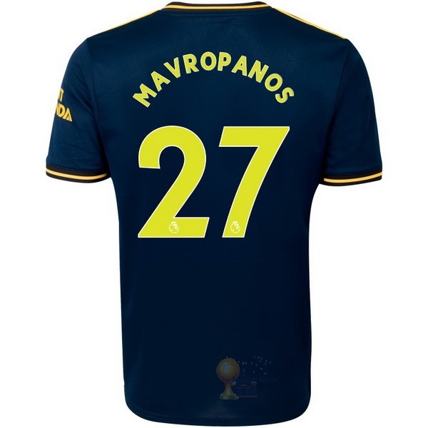 Calcio Maglie NO.27 Mavropanos Terza Maglia Arsenal 2019 2020 Blu