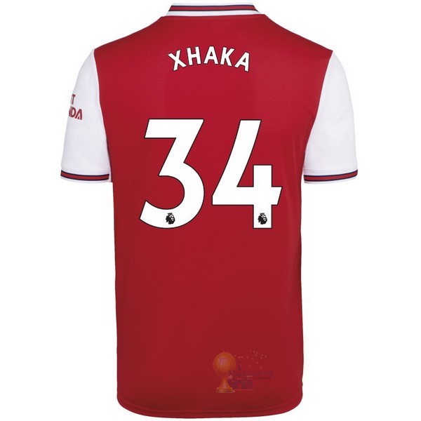 Calcio Maglie NO.34 Xhaka Home Maglia Arsenal 2019 2020 Rosso