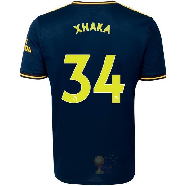 Calcio Maglie NO.34 Xhaka Terza Maglia Arsenal 2019 2020 Blu
